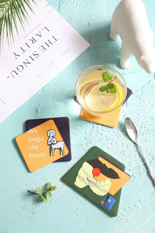 藝術與實用的完美交融 賀冰凇原創產品Art Coaster文藝杯墊